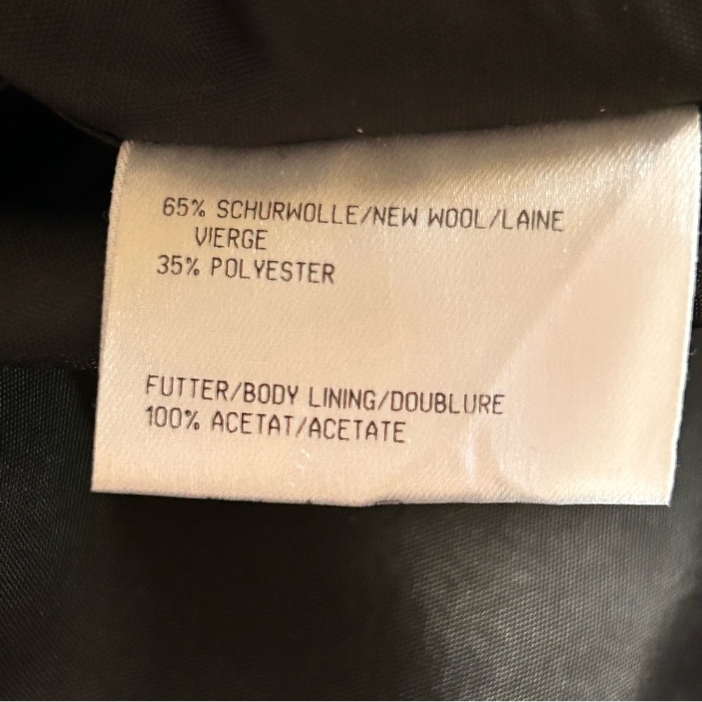 Basler Horst Basler Black Wool Blend Pencil Skirt Womens EU 42 UK 16 Career - Picture 9 of 9